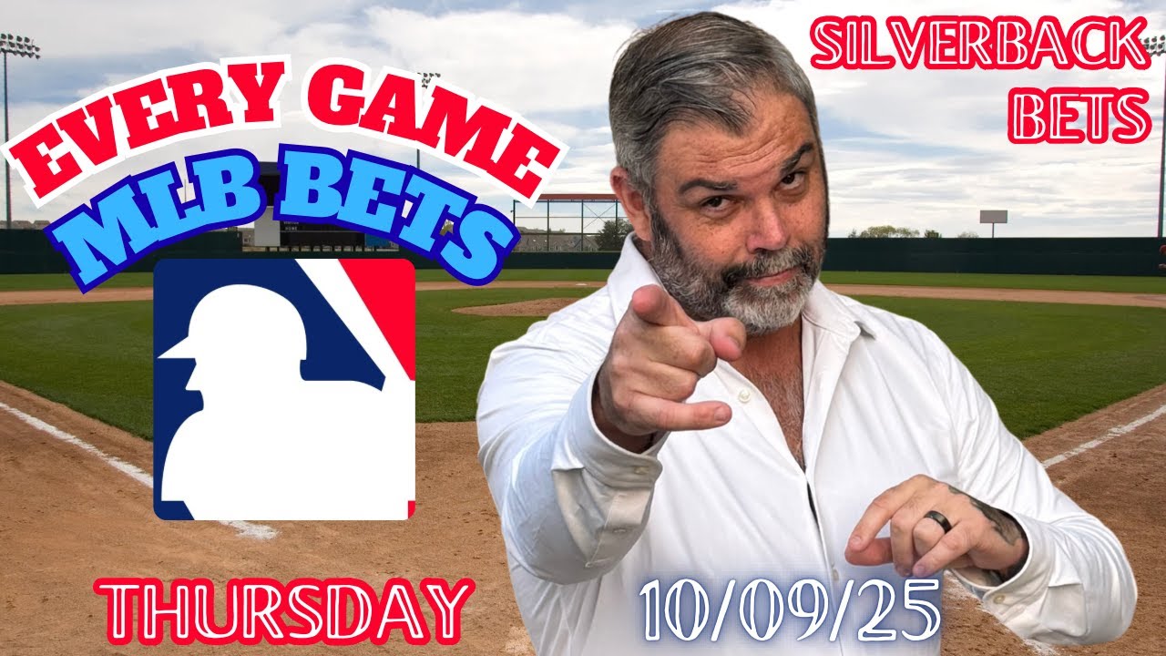 MLB Picks for BOTH PLAYOFF GAMES Thursday 10/9/25 | Phillies vs Dodgers | Brewers vs Cubs Best Bets