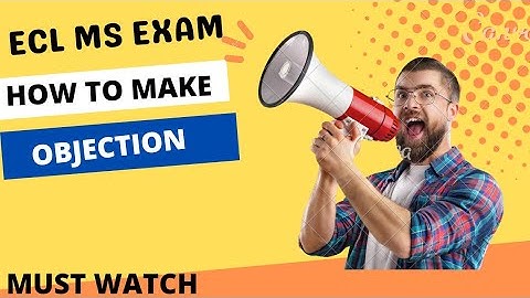 HOW TO MAKE A OBJECTION FOR QUESTIONS || ECL SARDAR EXAM 2022