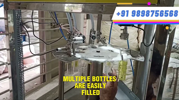 Liquid bottle filling machine auto / Bottle filling and capping machine automatic Low cost English