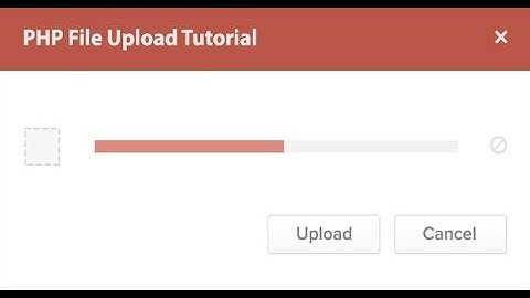 UPLOAD FILE (PHP)