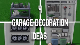 4 Garage Decoration Ideas | Welcome to Bloxburg |