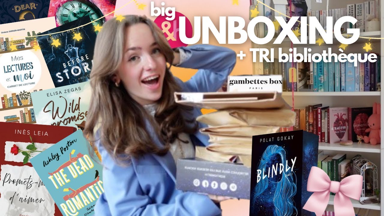 On ouvre mes COLIS + gros TRI bibliothèque 📦📚✨