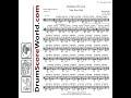 Drum Score - Tom Tom Club - Genius of Love (Preview)