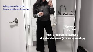 My NYC Internship Prep & First Day/Tips You Should Know