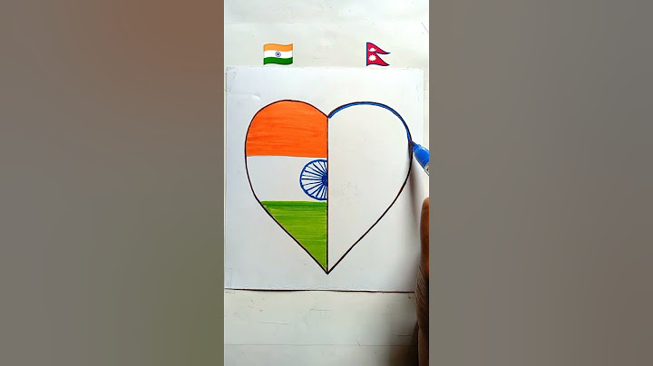 🇮🇳 Indian flag 🇳🇵 Nepal flag drawing/independanc day drawing #shorts