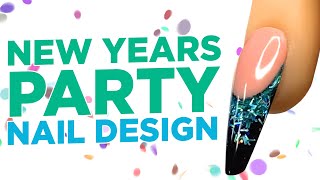 Young Nails Nail Demo - New Years Party Nail Design - Acrylic Nails