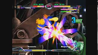 MvC2: Venom Reverse Death Bite glitch by MagusOld .:1.9.21:.