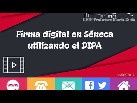 Videotutorial: Firma digita de documentos con DIPA.