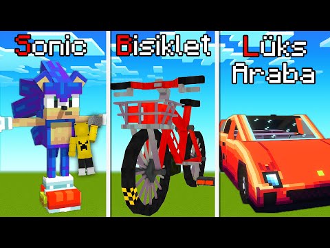 ALFABETİK SIRAYLA YAPI KAPIŞMASI! 🔤 - Minecraft