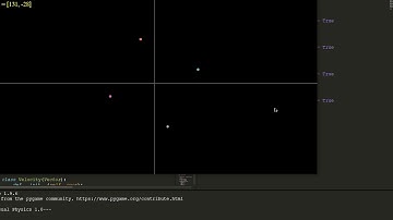 python physics engine - 4 gravitational bodies interacting