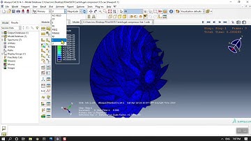Centrifugal compressor in ABAQUS training packages…FEAASSIST.uk