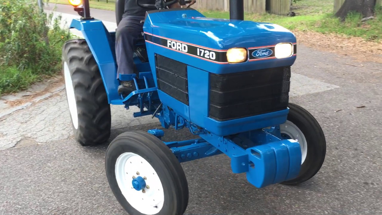 1993 Ford 1720 Tractor Mower SOLD - YouTube