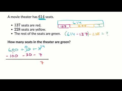 Two step word problem (double subtraction)