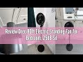 Review Dreo 80ft Electric Standing Fan for Bedroom, 25dB Silent Pedestal Fans with Remote, 80° Oscil