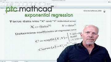 PTC Mathcad - Exponential Regression
