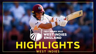 Highlights | West Indies v England | Da Silva’s Half-Century Boosts Recovery | 3rd Apex Test Day 2