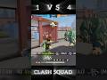 1 Vs 4 CLUTCH TIME | CSR CLASH SQUAD 🎮 | #freefire #freefireindia #trend #freefireshorts #trending