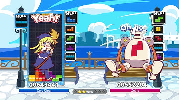 Cold Clear vs Zetris #70 - Puyo Puyo Tetris AI vs AI