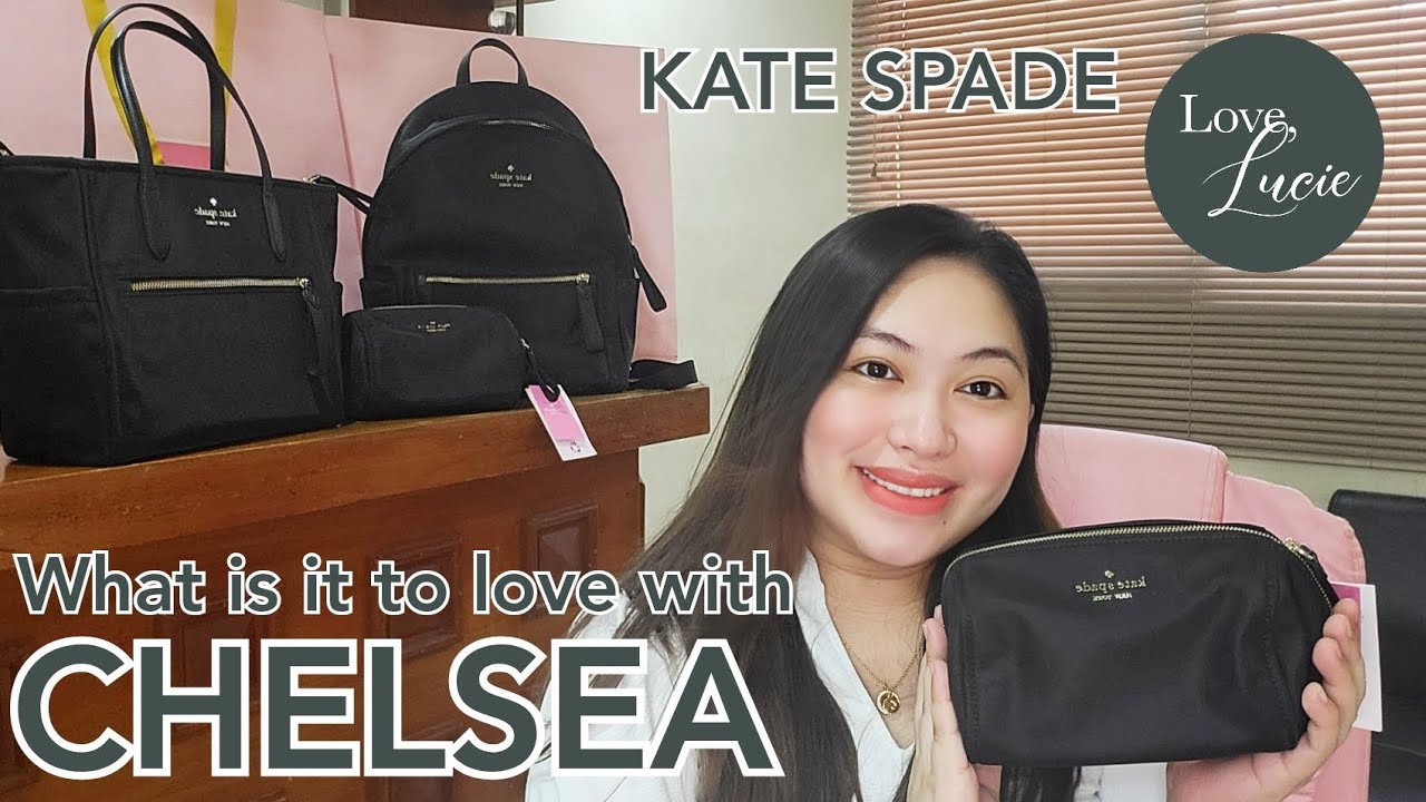 THE BAG REVIEW: KATE SPADE CHELSEA SATCHEL, BACKPACK AND COSMETIC POUCH -  YouTube
