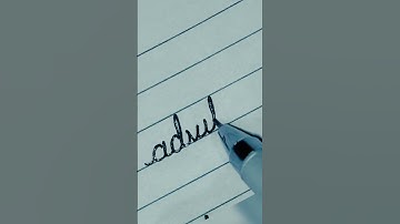 Advika name in cursive Handwriting #handwriting #short