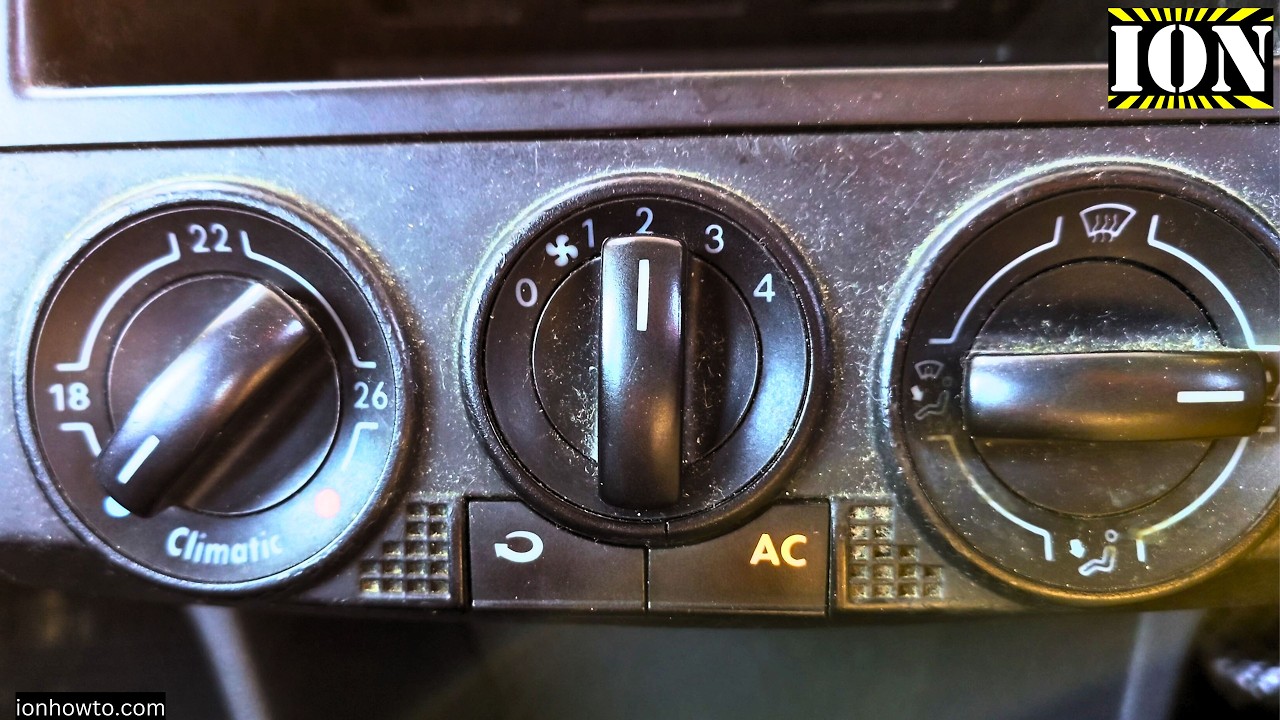 AC Button Off but AC Compressor Stays On Fixed on VW Polo 9N 2003 - YouTube