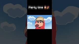 Shinchan's friends and his family party time #Shinchan #Love #Cute #Sweet #Party #Shorts
