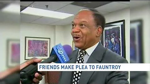 Walter Fauntroy's friends ask for help for his wife