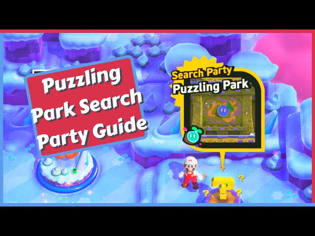 Search Party Mario Wonder Guide: Super Mario Bros Puzzle Park Tips –  StyleCaster