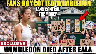 WTA In SHOCK As Wimbledon Tickets CRASH To $9 The Day Alex Eala Exits!