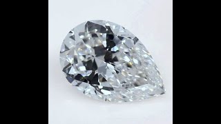 Lab Created Diamond Pear 1.36Ct E Vs1 Igi Cert