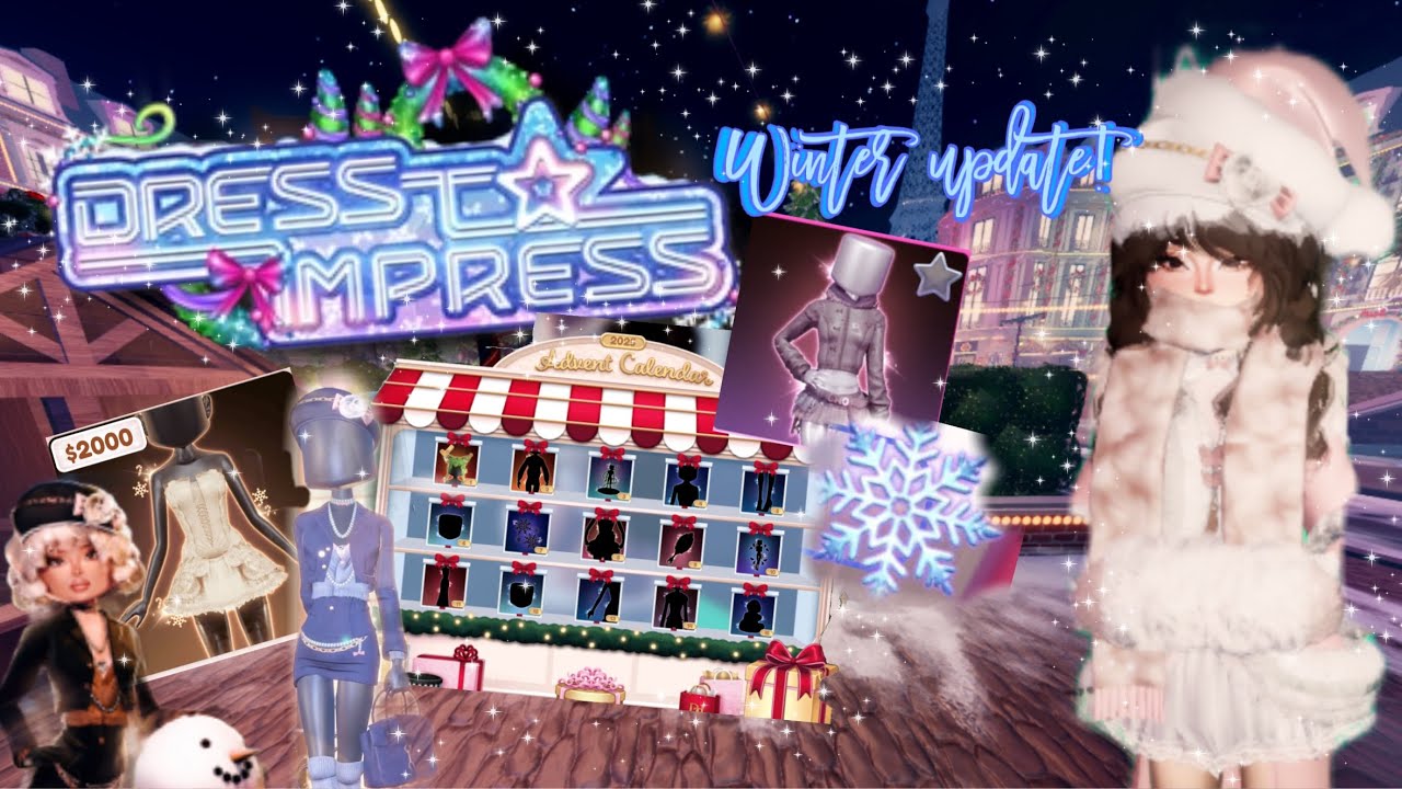 ️ *NEW!* DRESSS TO IMPRESS WINTER UPDATE! NEW CODES, ITEMS, SECRETS ...