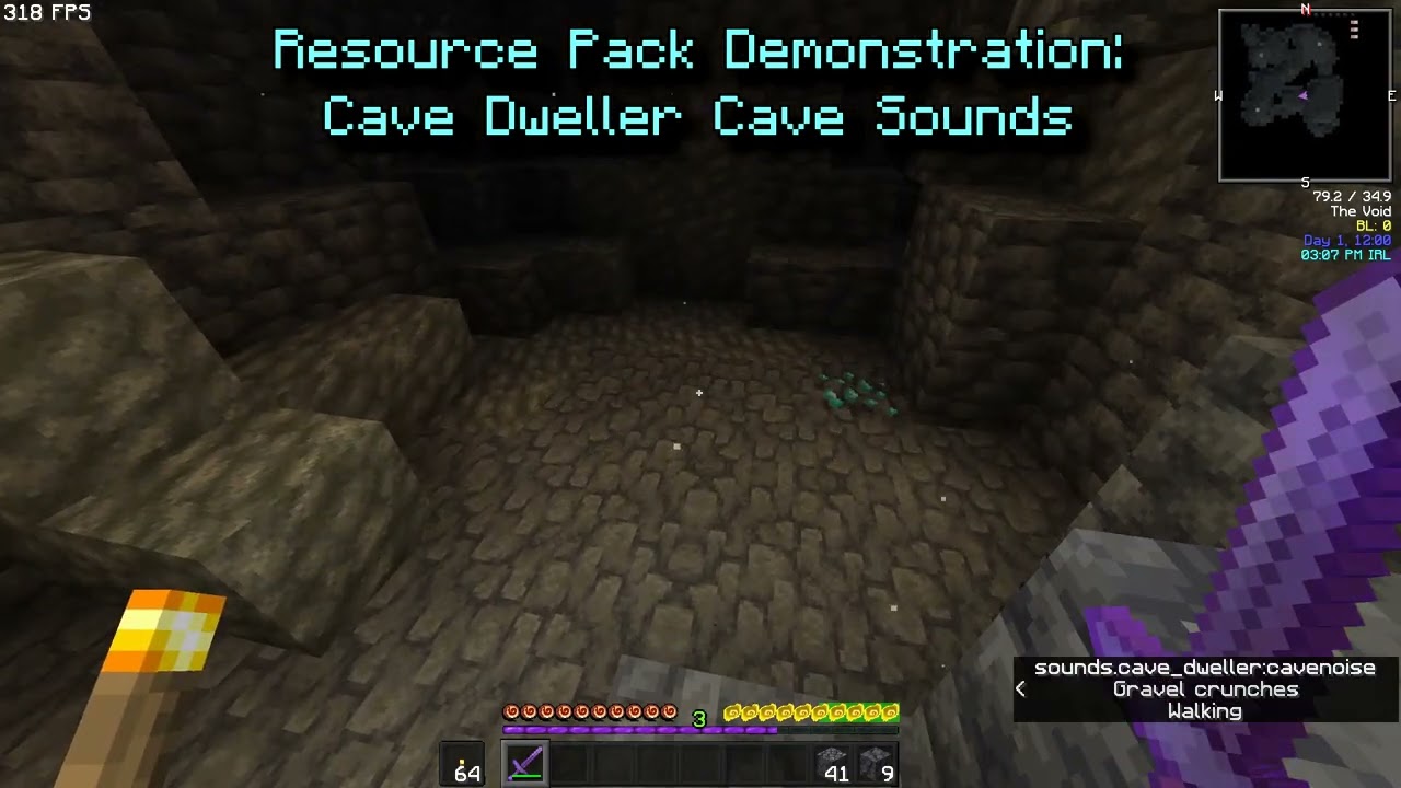 Cave Dweller Cave Sounds | Minecraft Java Resource Pack - YouTube