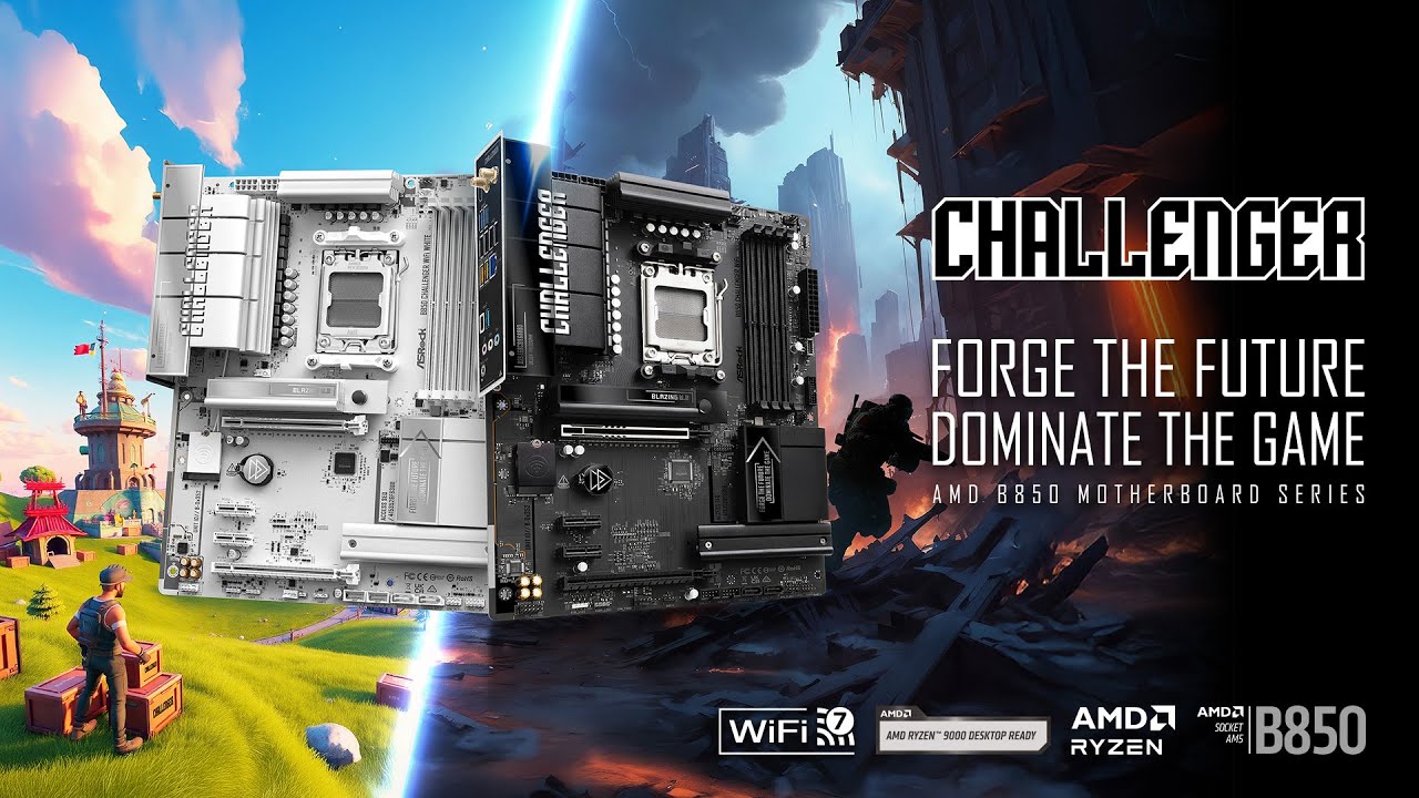 ASRock Launches New B850 Challenger Series Motherboards | TechPowerUp