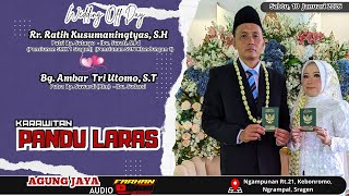 Live KARAWITAN PANDU LARAS * AGUNG JAYA AUDIO * Wedding Ratih & Ambar  * Ngampunan, 10 Desember 2025