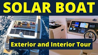 SOLAR BOAT 100% FULL ELECTRIC BOAT SILENT 55