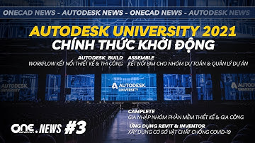 Autodesk University 2021 chính thức khởi động, Thiết kế khuôn với Inventor | OneCAD NEWS #3