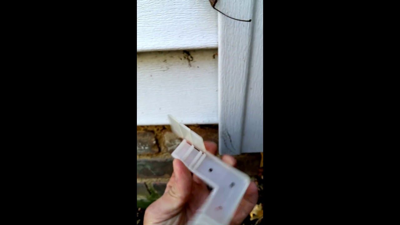 Mouse proofing a home in Cleveland, OH by installing a 