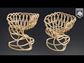 Blender Tutorial - How to Model a Wicker Armchair 2