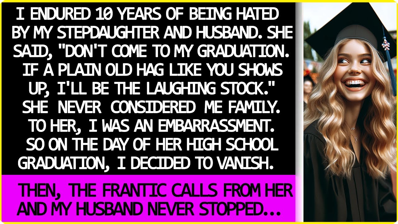 My husband & stepdaughter have hated me for 10 yrs. I vanished when she graduated but they panicked