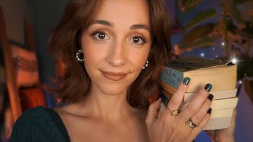 ASMR | Tingly Book Triggers and Reviews 📚🌧️ (reading, tapping, page turning)