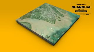 SHANGHAI TOPOGRAFICA 3D MAP