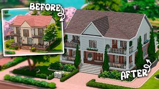 Brook Bungalow Base Game Lot Renovation | No CC