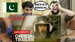 GUNJAN SAXENA -: The Kargil Girl | Official Trailer REACTION #1 | The Kargil Girl REACTION VIDEO