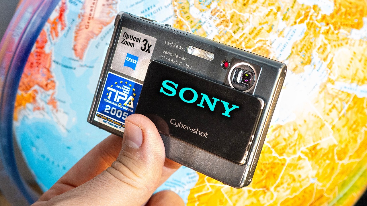 SONY サイバーショット　DSC-T7 Sony DSC T7 (Retro DigiCam) - YouTube