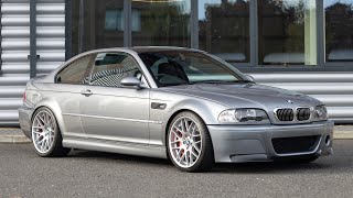 2004 BMW E46 M3 CSL - Silver Grey Metallic - Walkaround (4K)