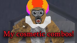 Gorilla tag cosmetic combinations I could do