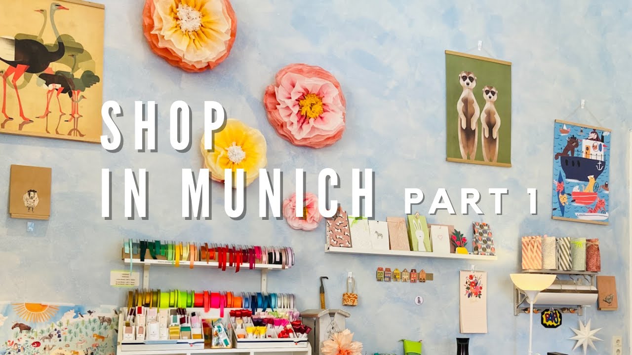 #7.🇩🇪Explore Shop in Munich Germany Part 1 ~ Lovely Goods & Stationery Shop ”Papeterie Papu”