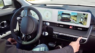 HYUNDAI IONIQ 5 2022 - dimostrazione di assistenza SMART PARKING remota (TECNOLOGIA cool) screenshot 3