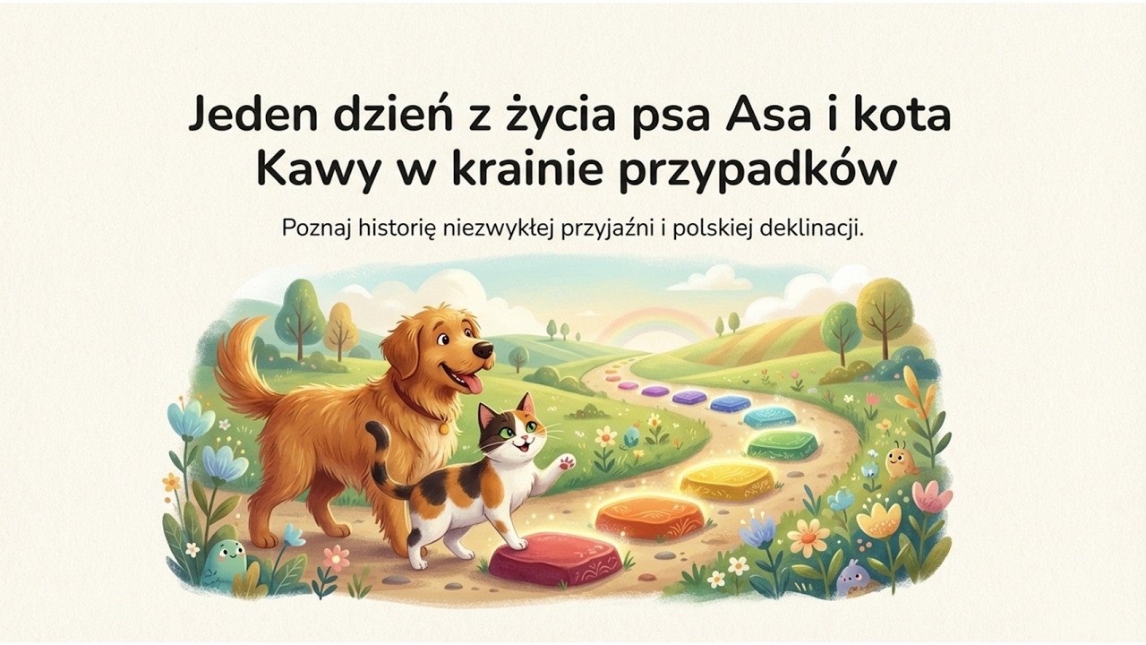 Przypadki kota Kawy i psa Asa na lekcji u pani Lidii w szkole SP189 w Warszawie