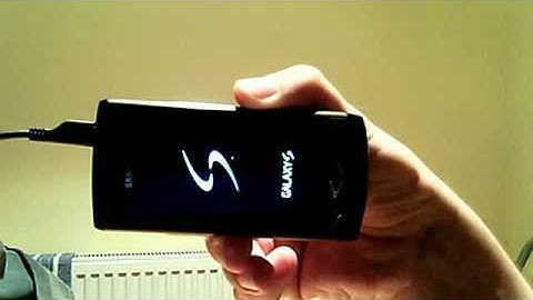 Samsung Wave Android boot into Galaxy S firmware